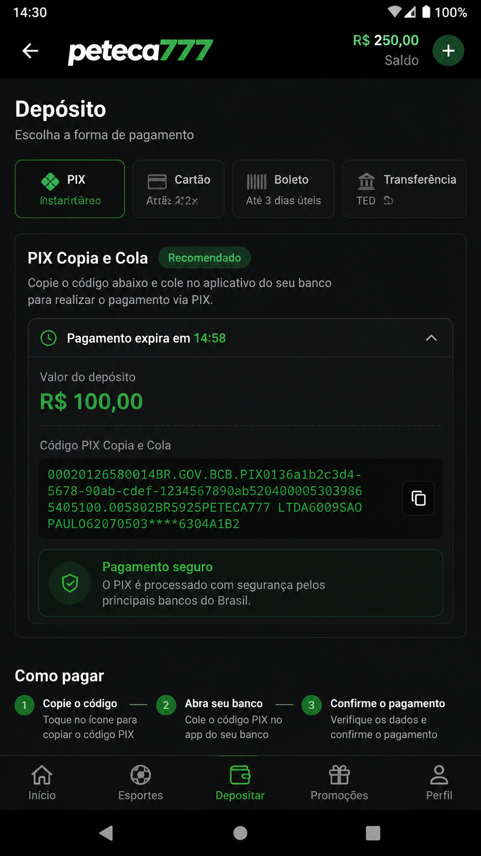 peteca777 screenshot