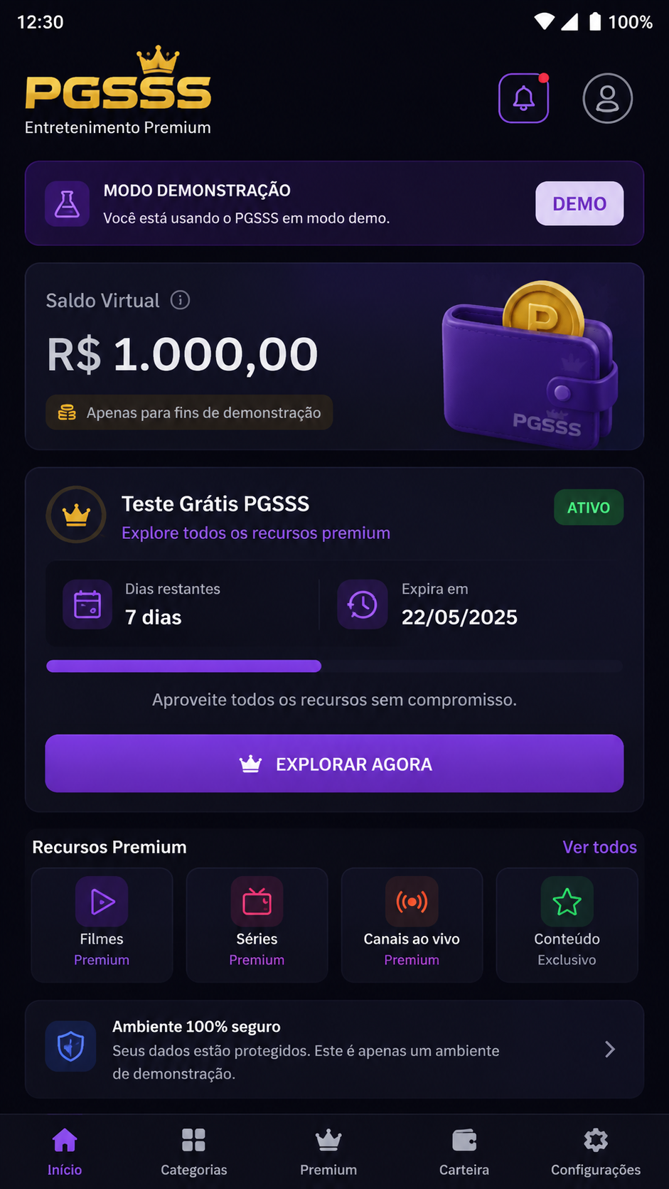 PGSSS captura de tela Android