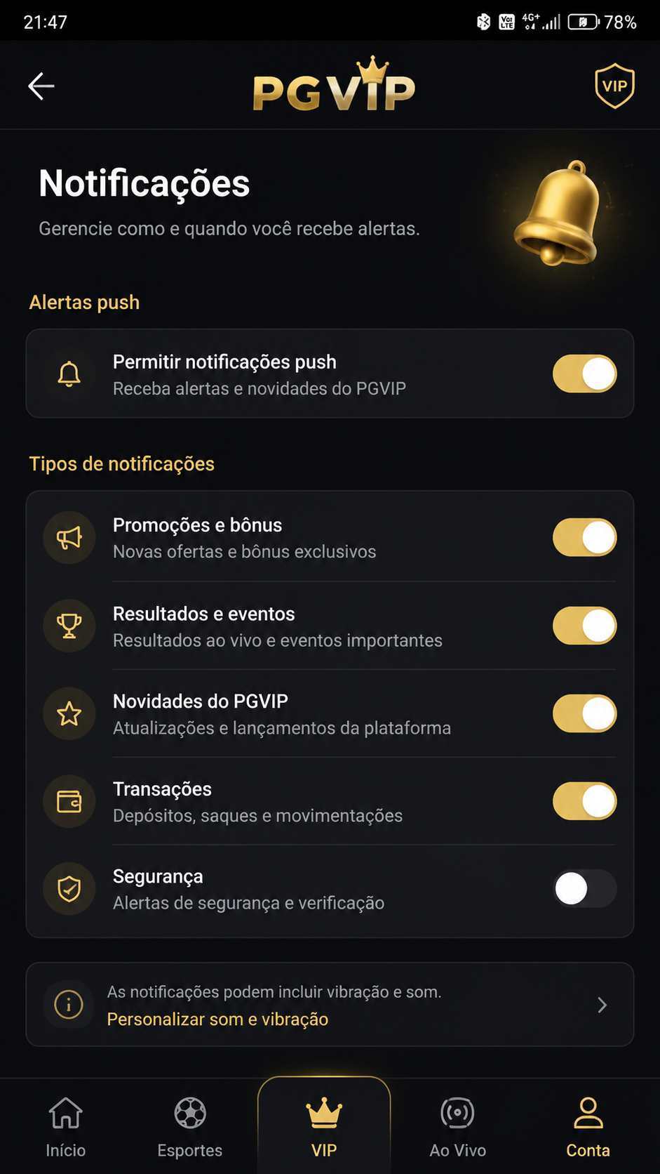 pgvip screenshot