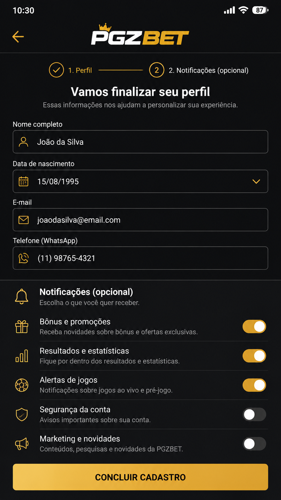 pgzbet screenshot