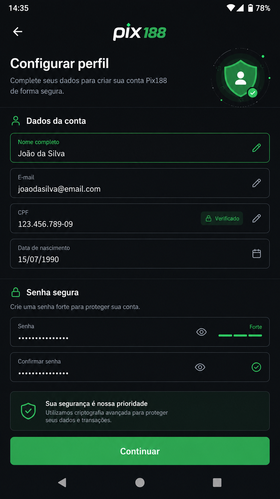 pix188 captura de tela Android