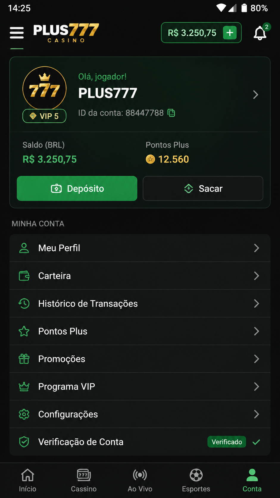 plus777 screenshot
