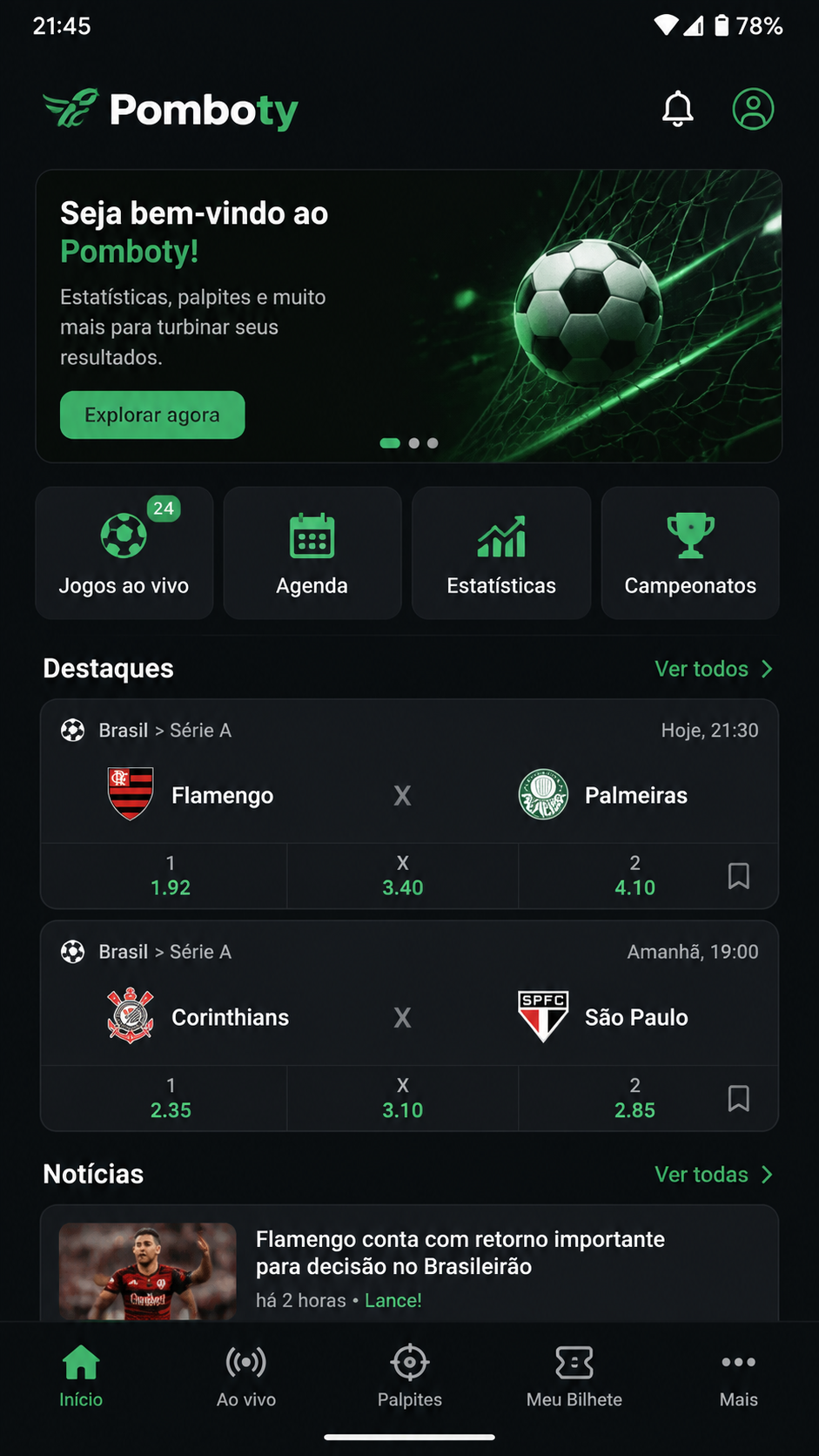 Pomboty screenshot