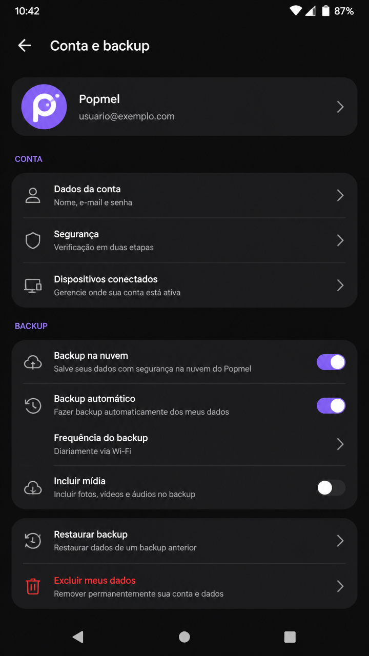 Popmel screenshot