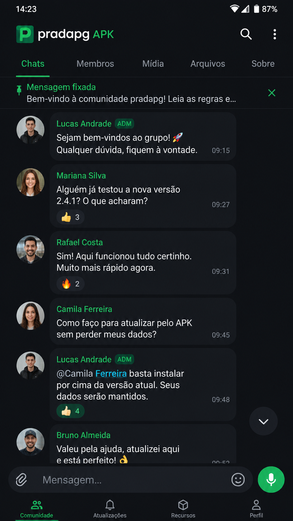 pradapg screenshot