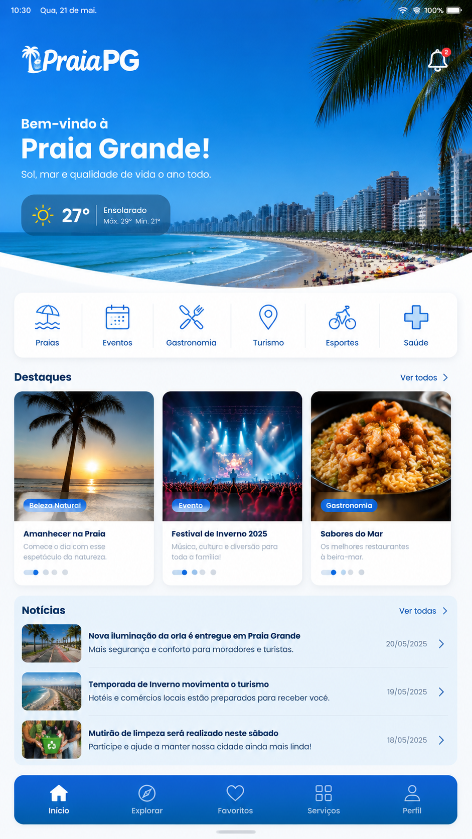 PraiaPG screenshot