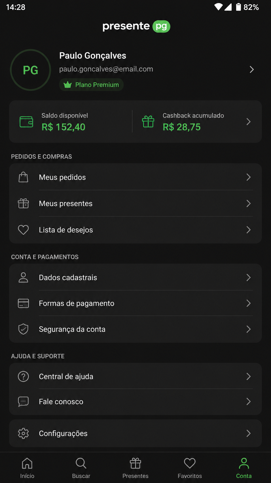 presentepg screenshot