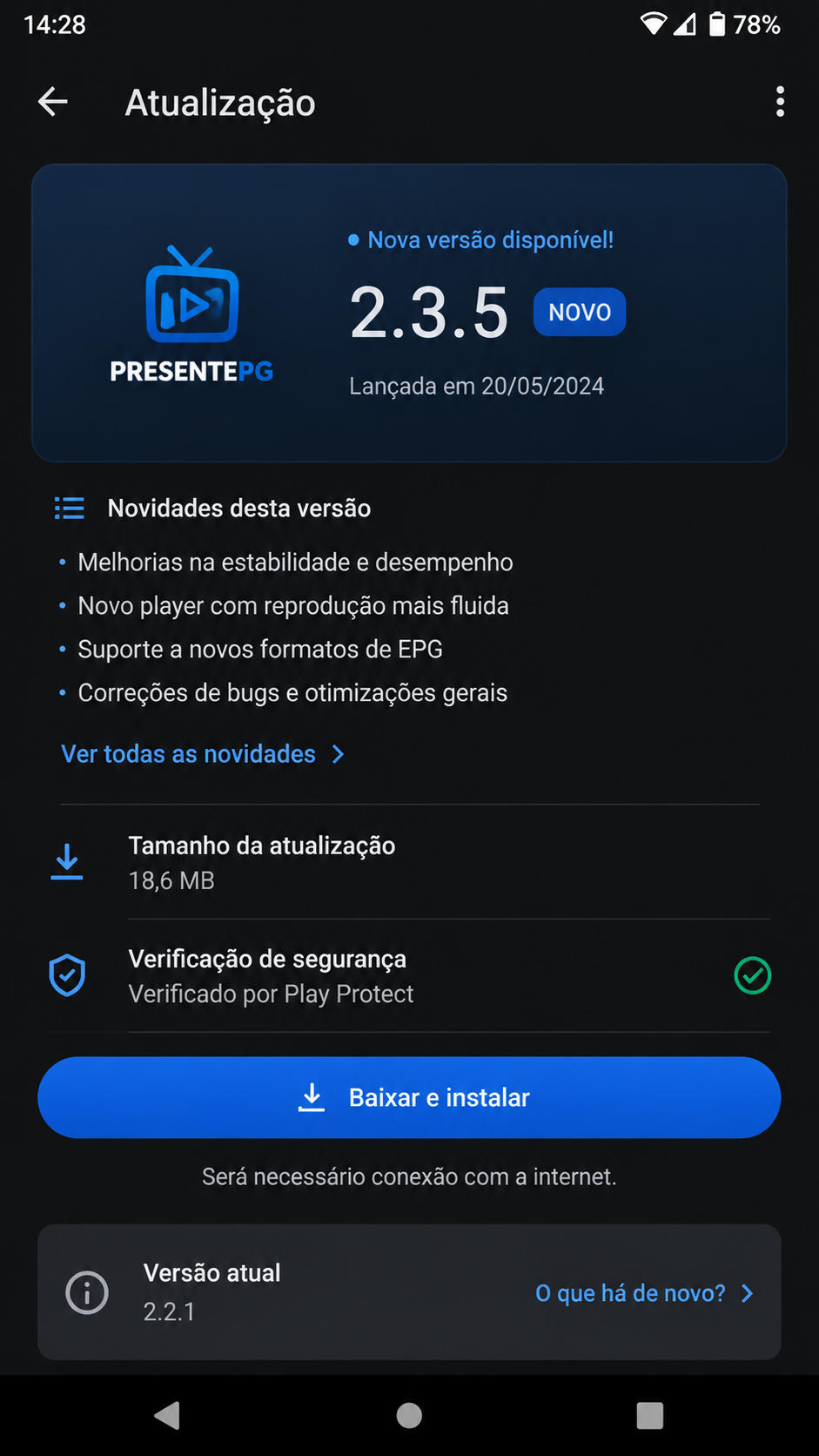 presentepg screenshot