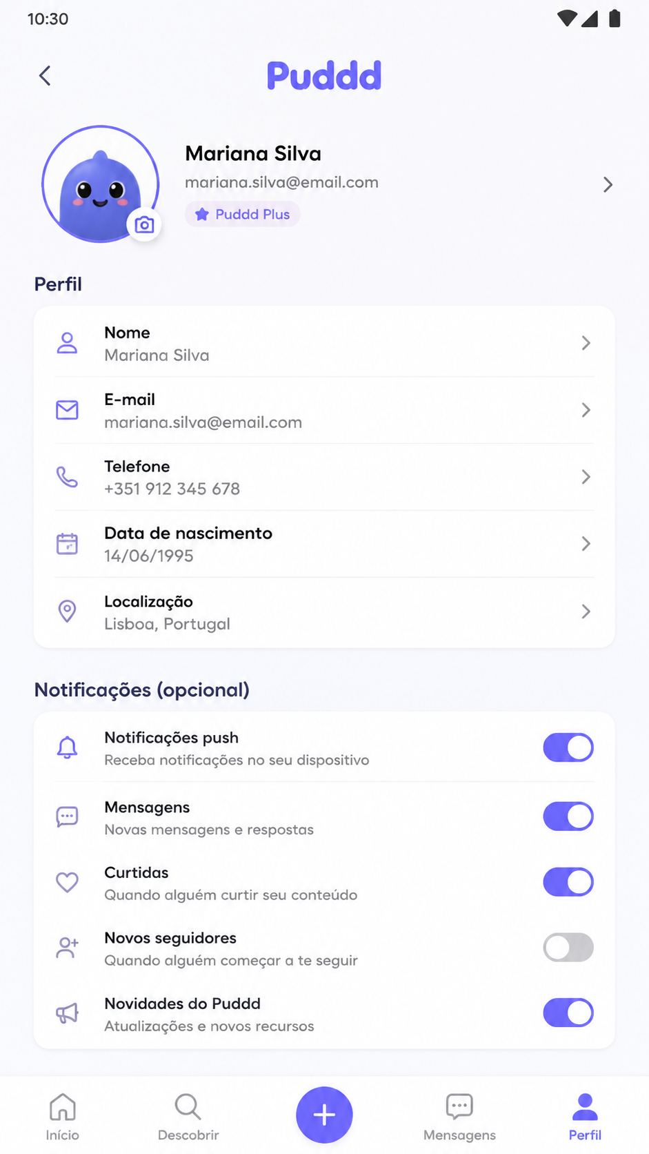 Puddd screenshot