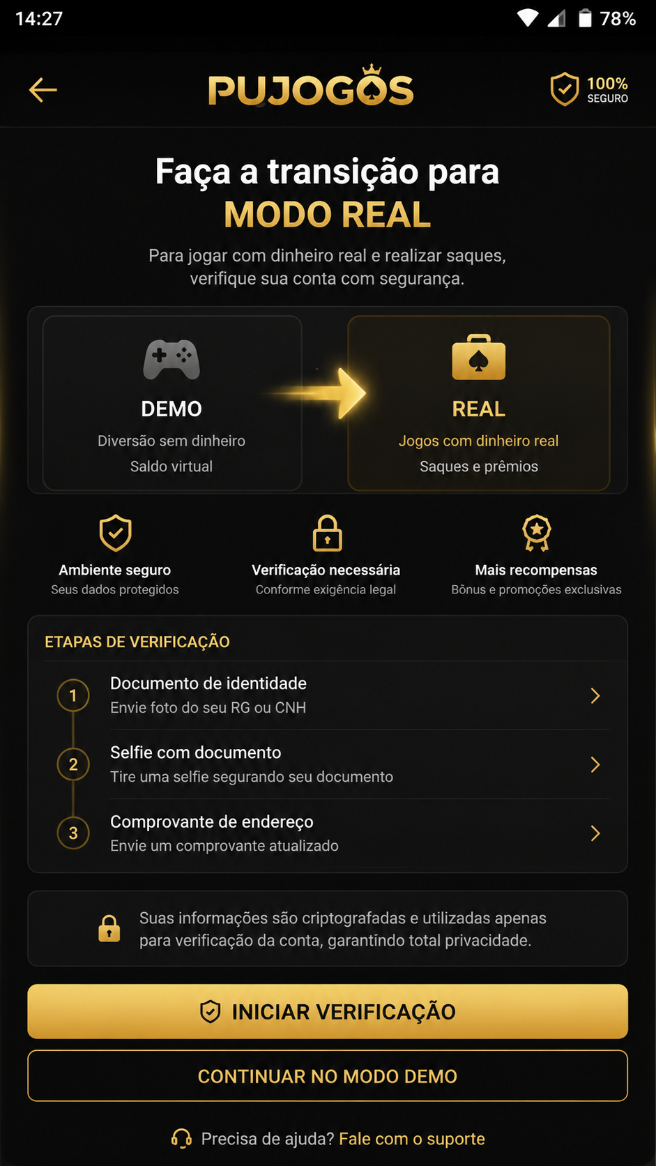 Pujogos screenshot