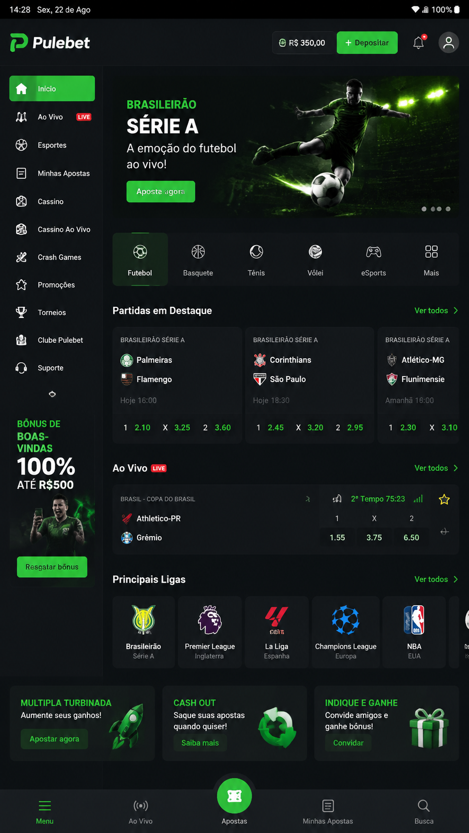 Pulebet screenshot