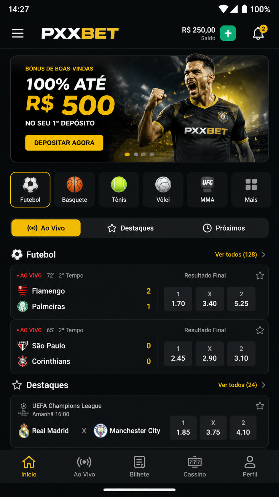 pxxbet screenshot