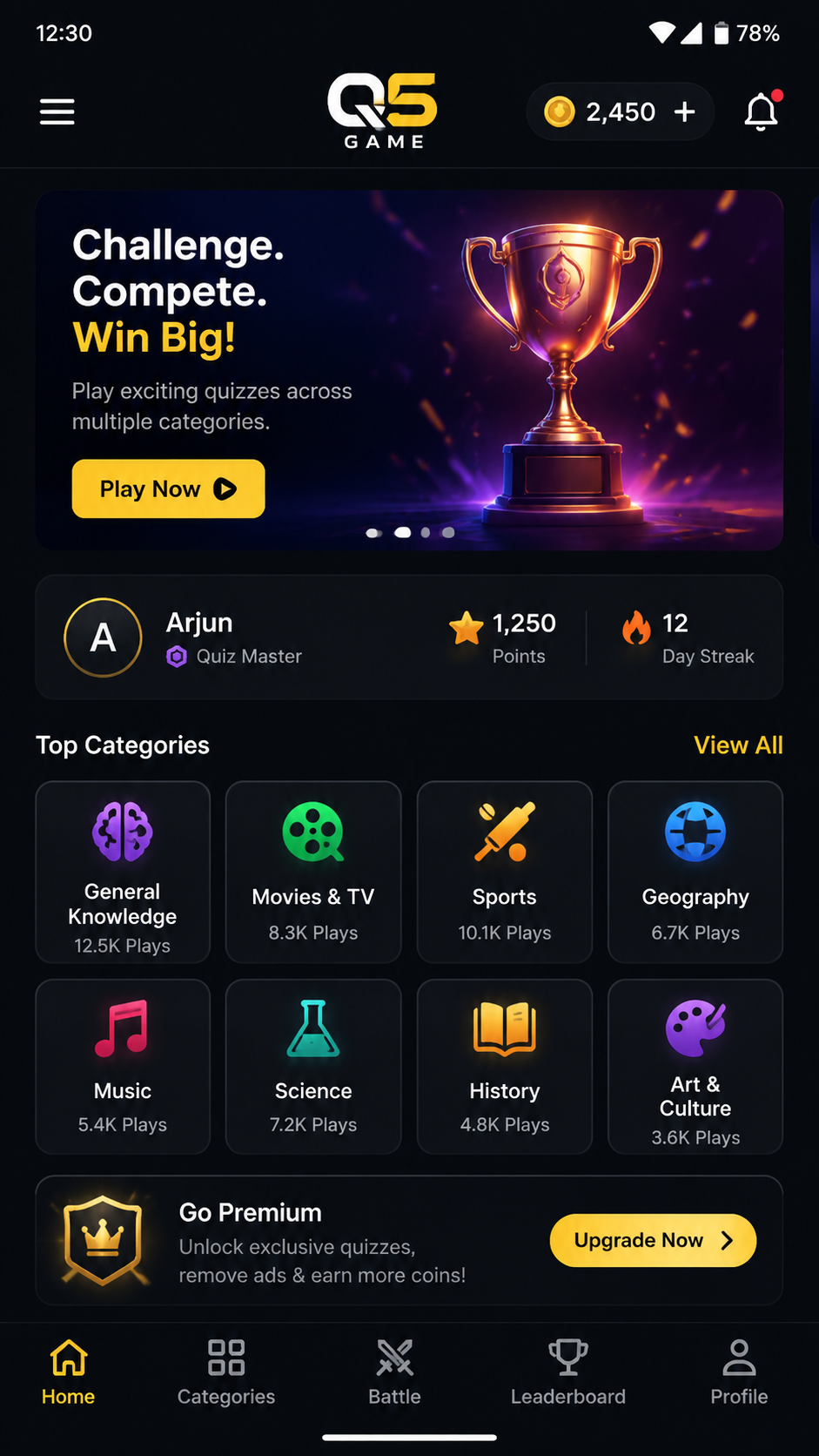 Q5Game screenshot