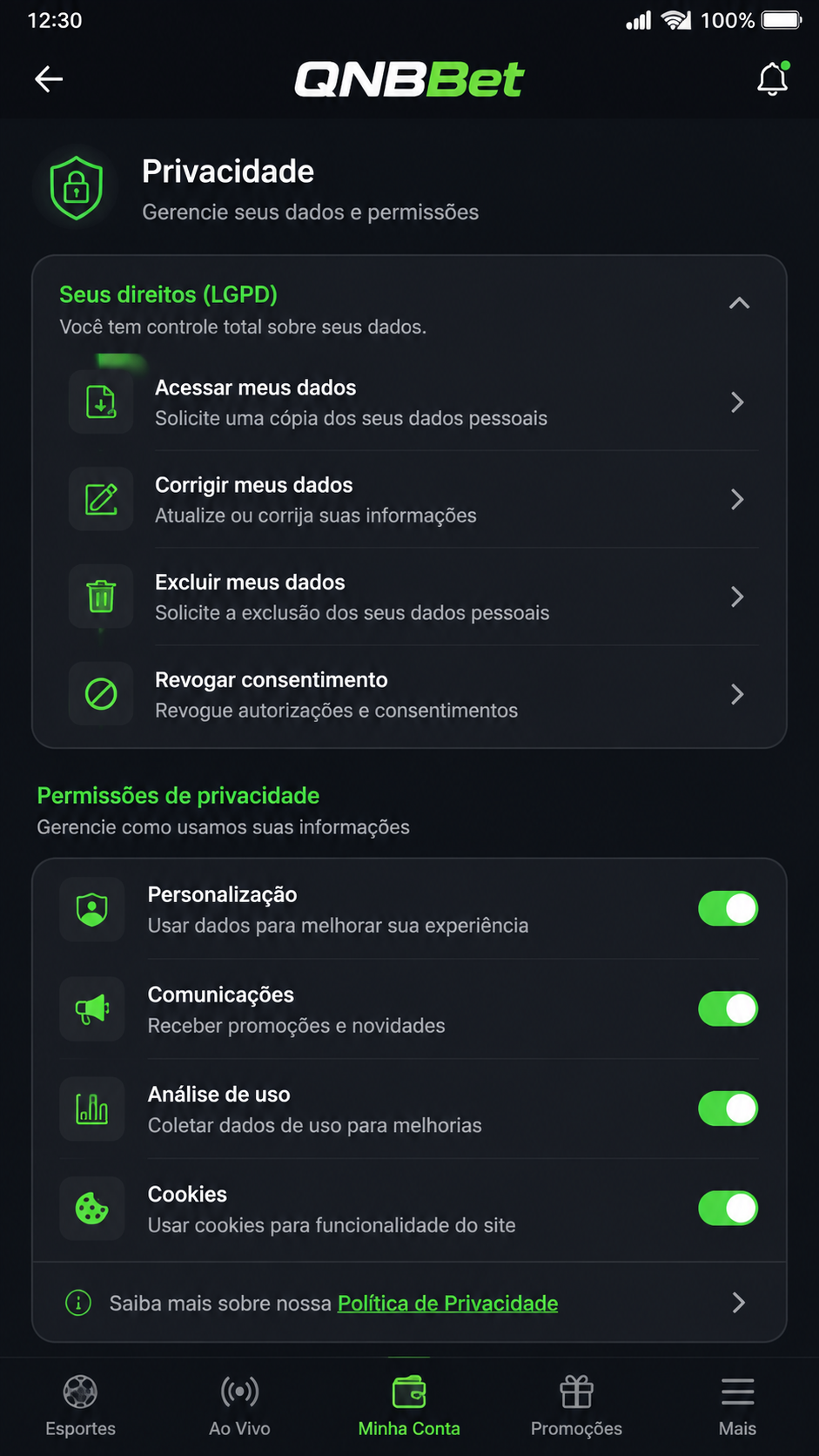 QNBBet screenshot
