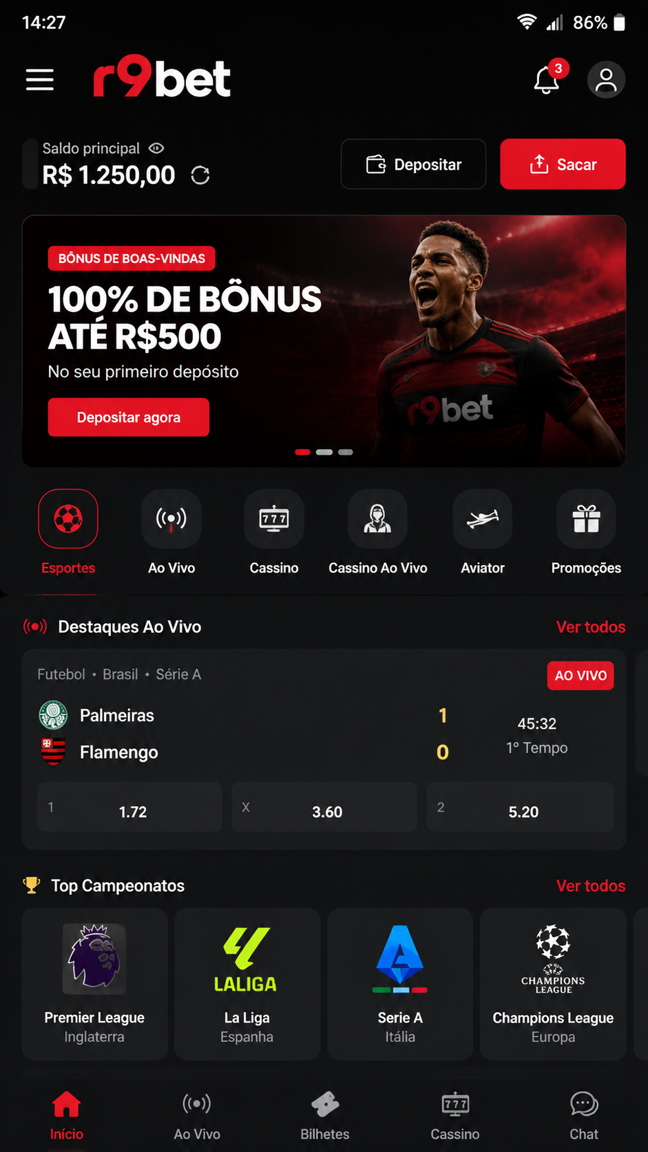 r9bet screenshot