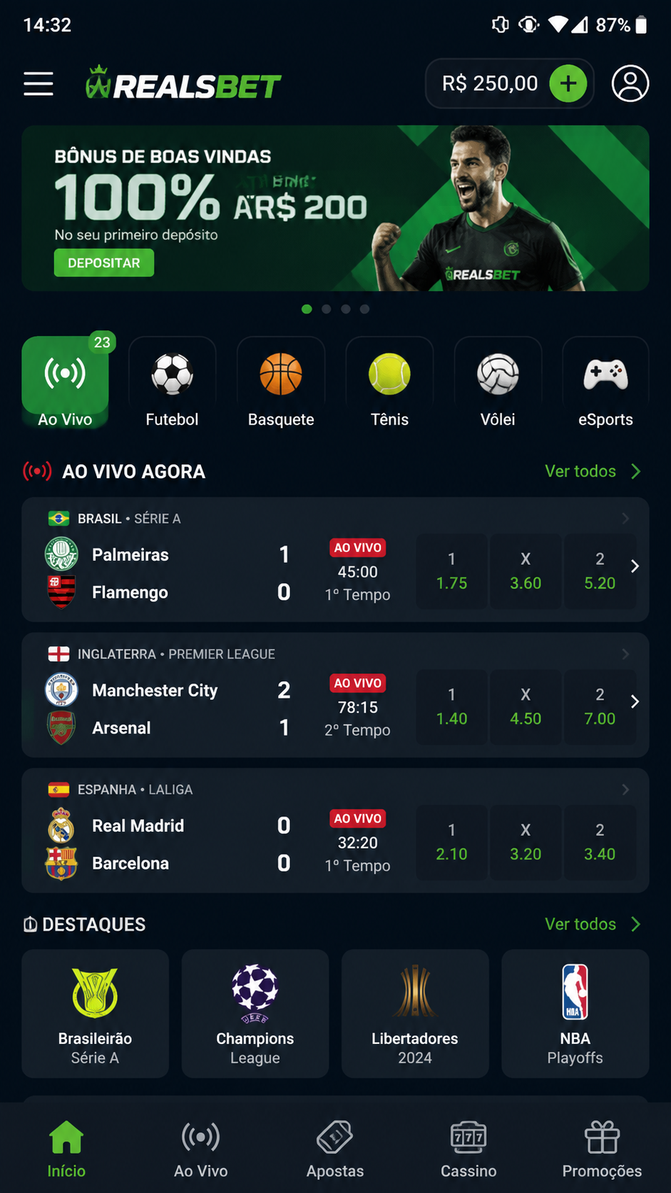 realsbet screenshot