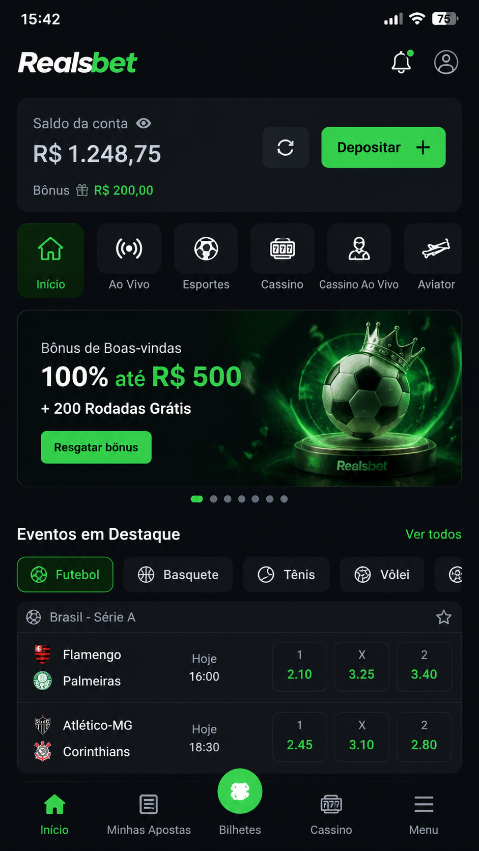 realsbet screenshot