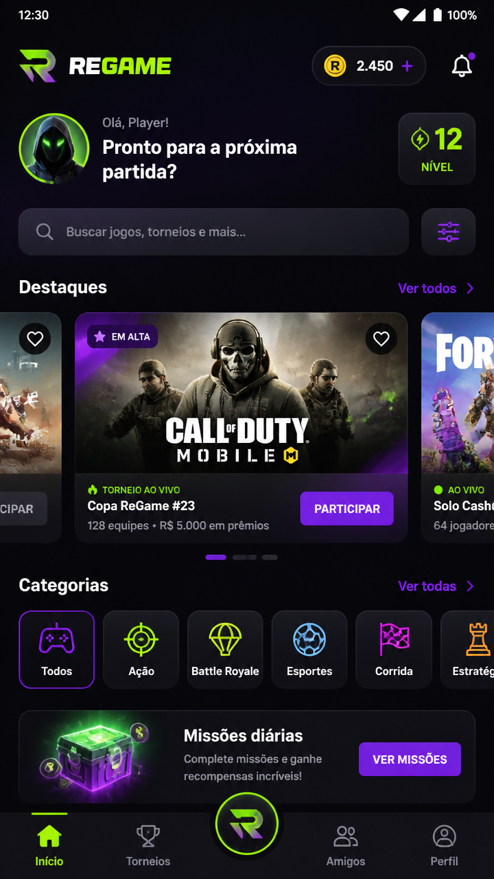 Regame screenshot