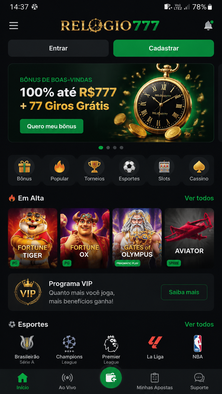 relogio777 screenshot