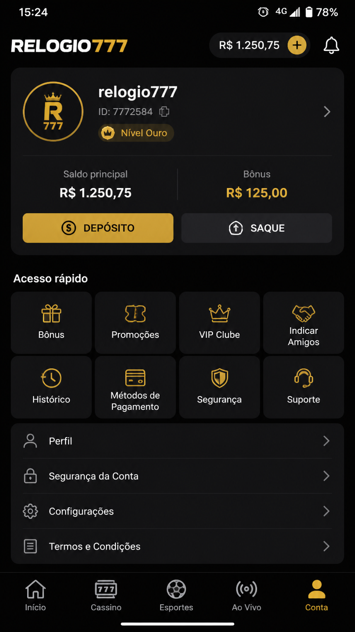 relogio777 screenshot