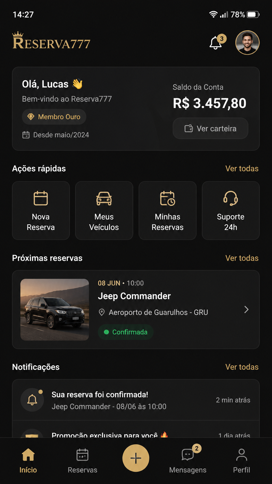 reserva777 screenshot