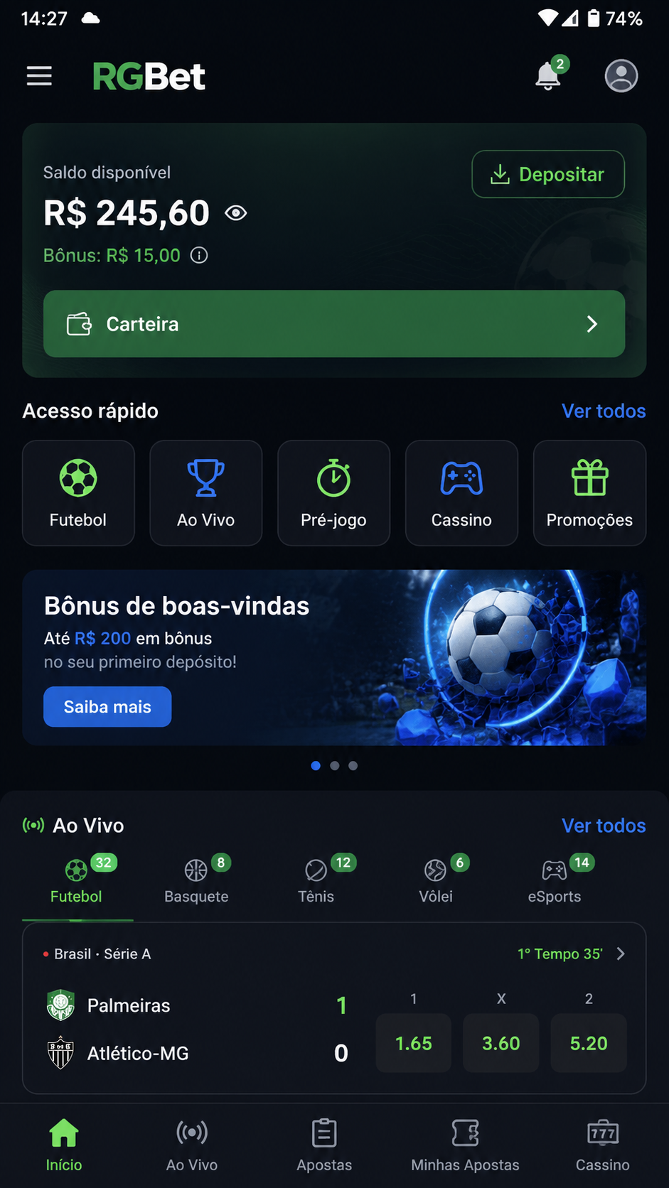 RGBet screenshot