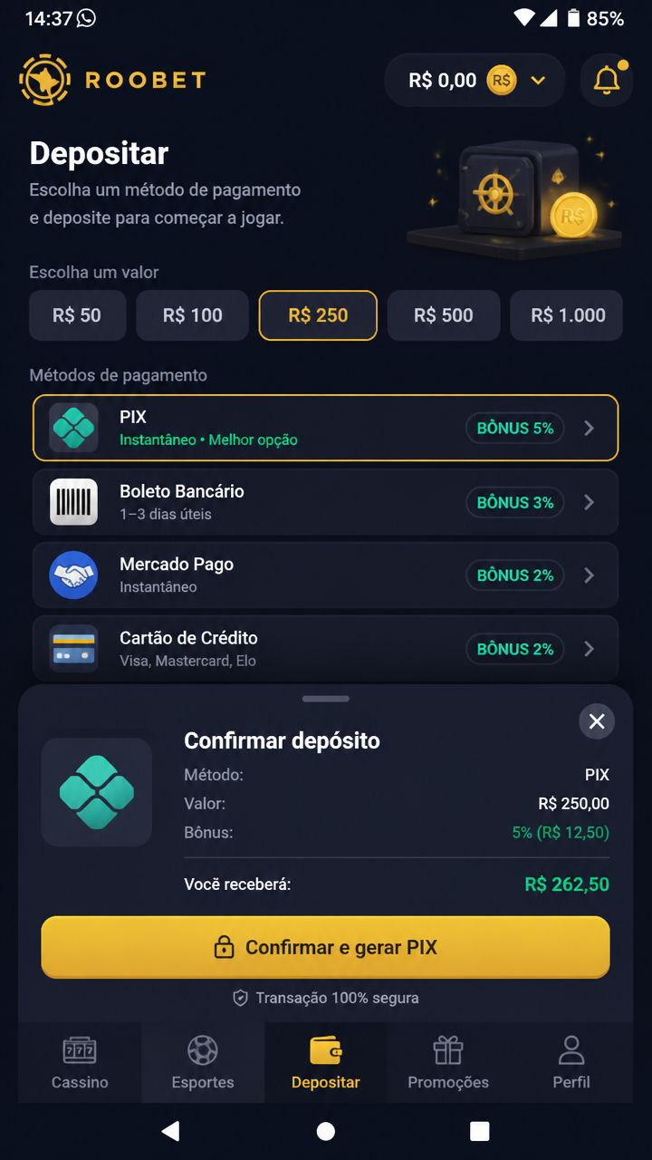 Roobet screenshot
