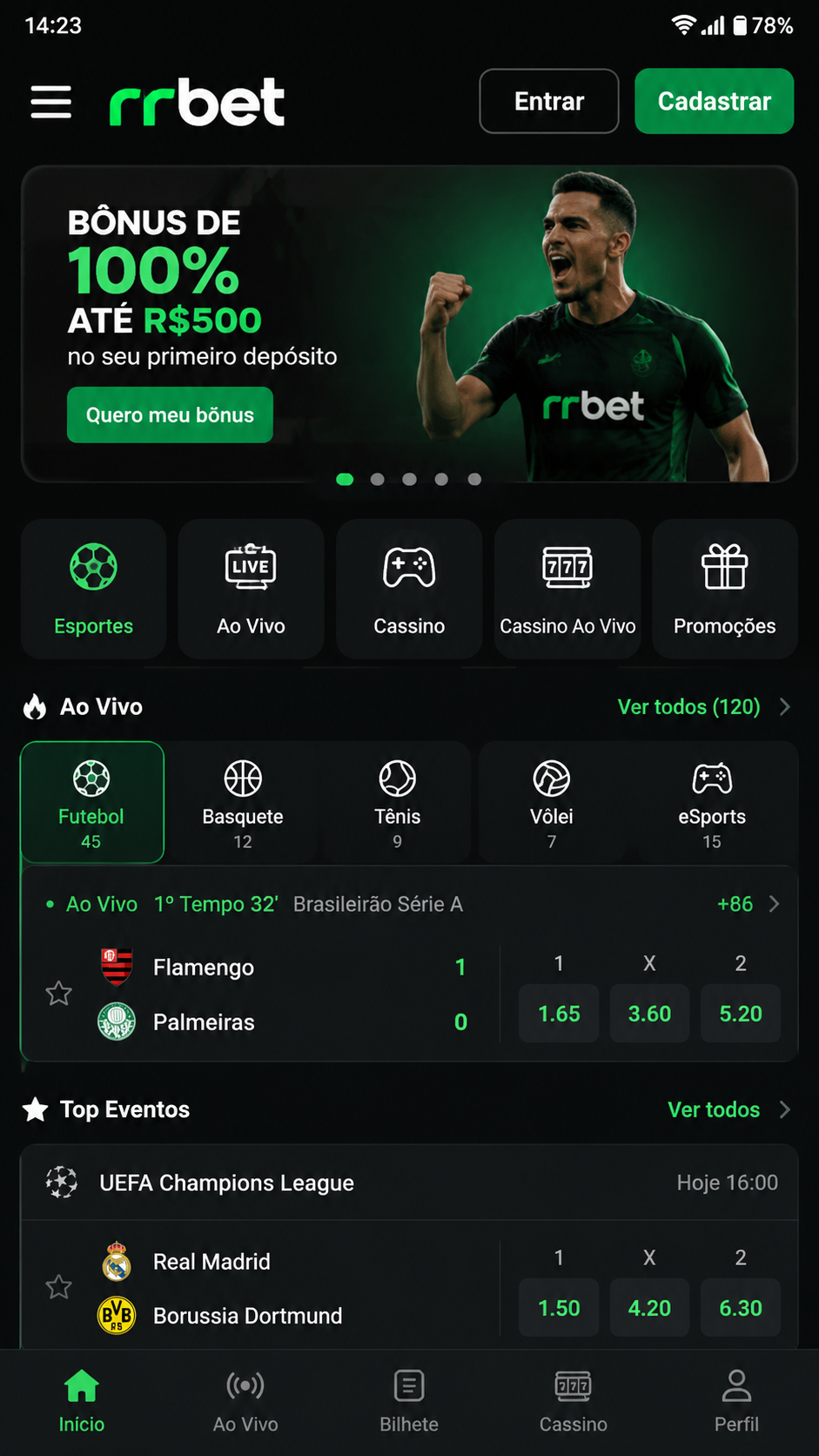 rrbet screenshot