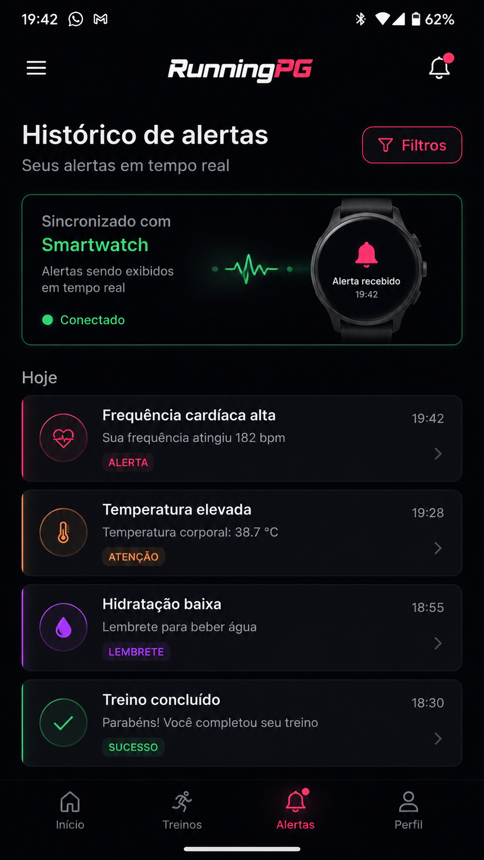 RunningPG screenshot