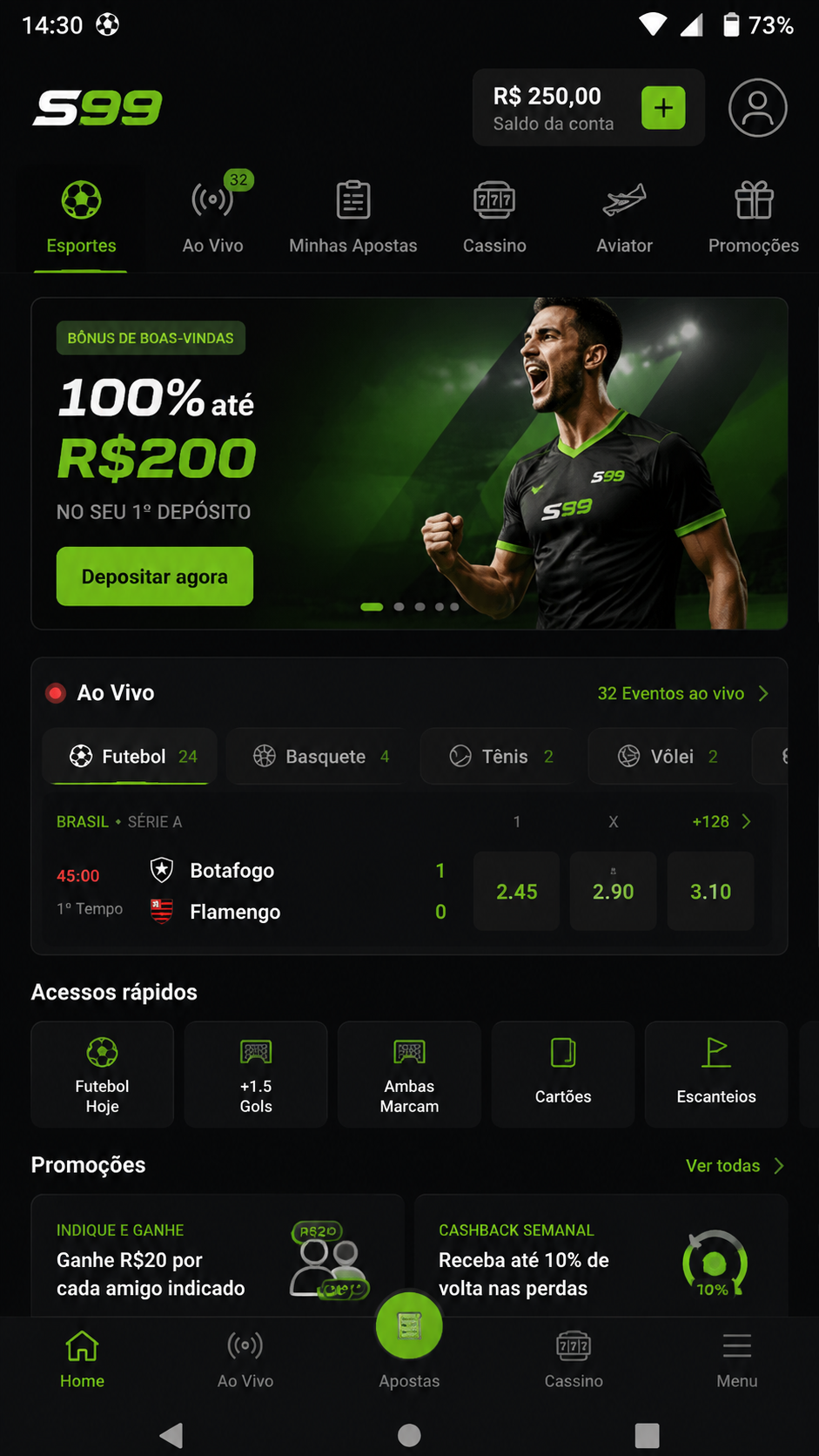 s99 captura de tela Android
