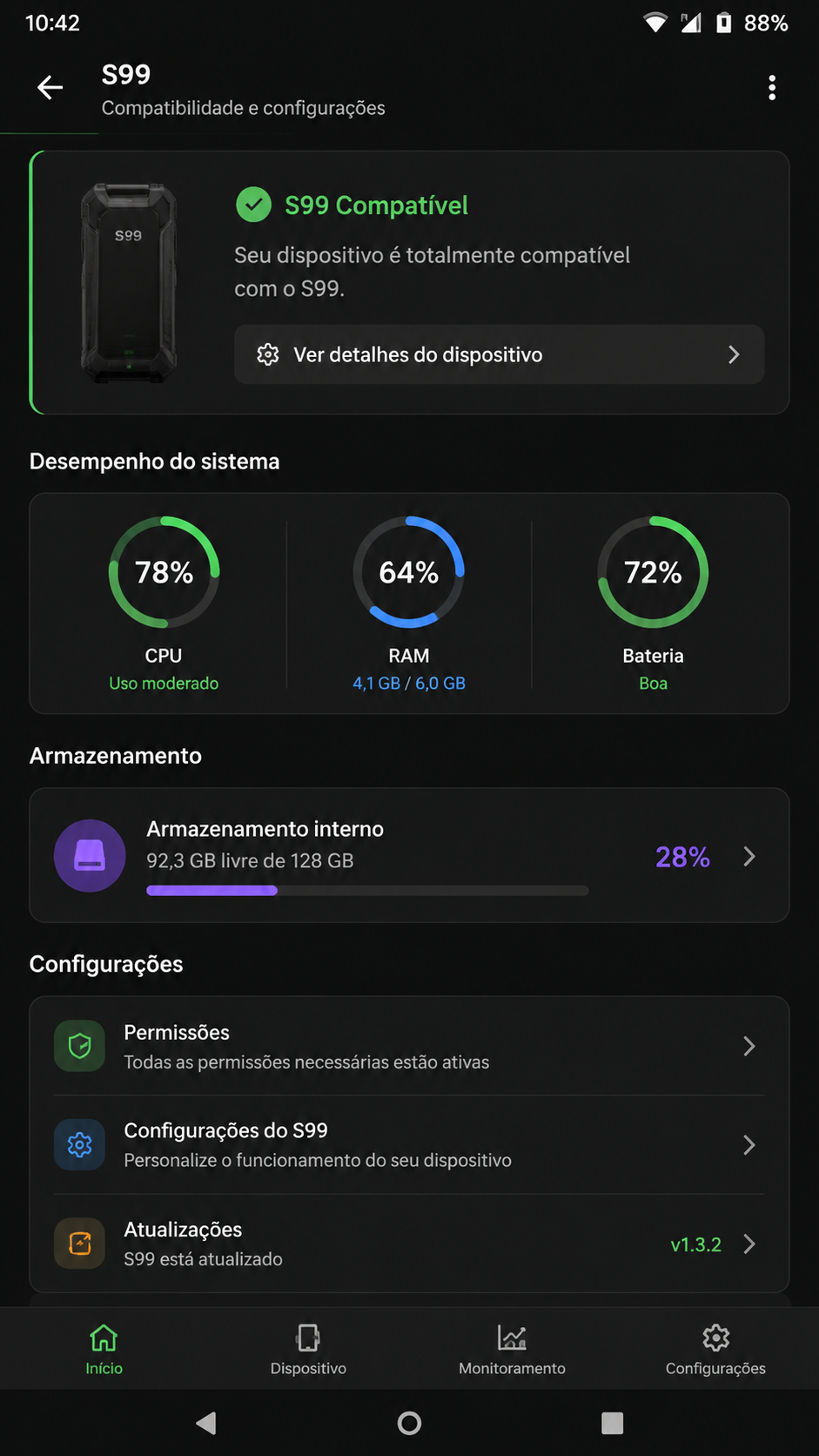 s99 captura de tela Android