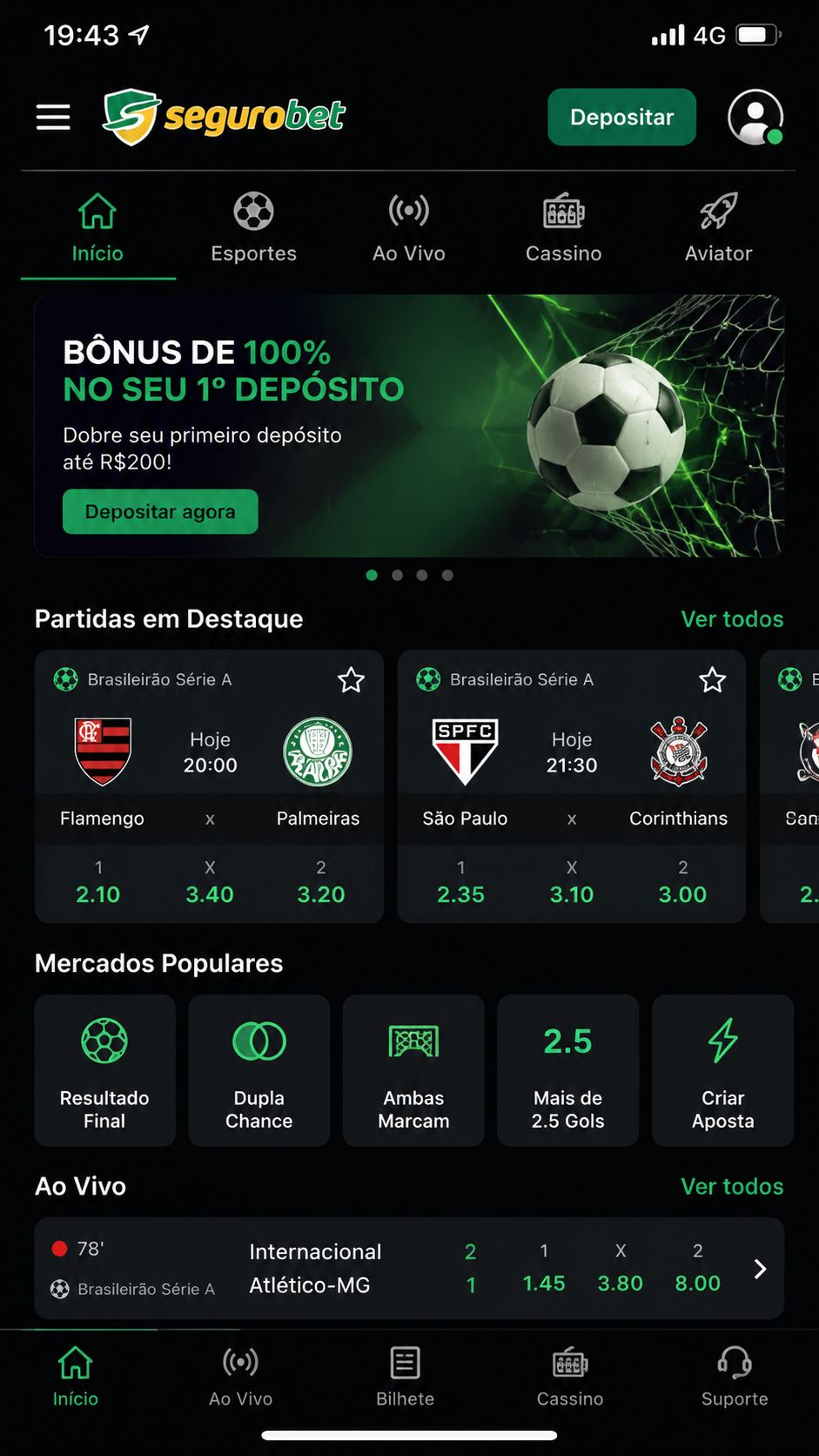 SeguroBet screenshot