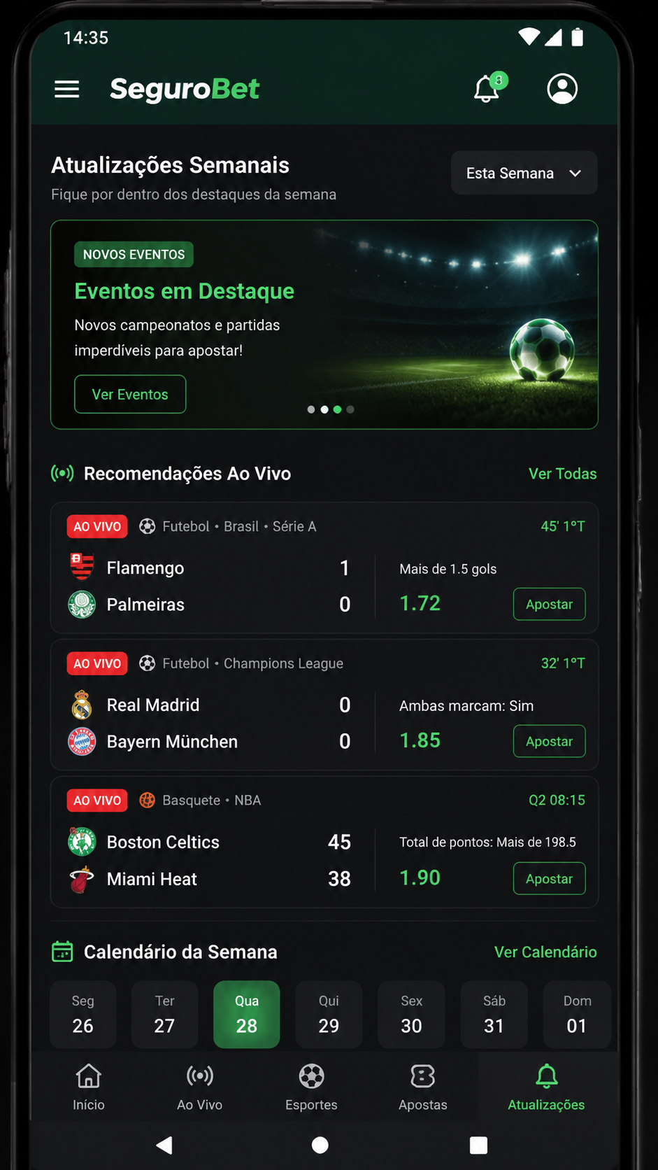 SeguroBet screenshot