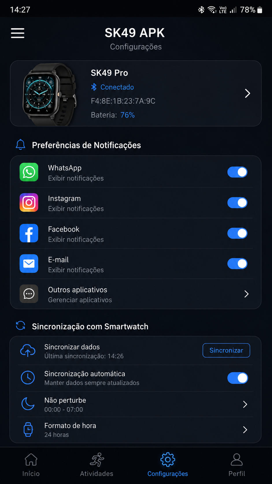 SK49 captura de tela Android
