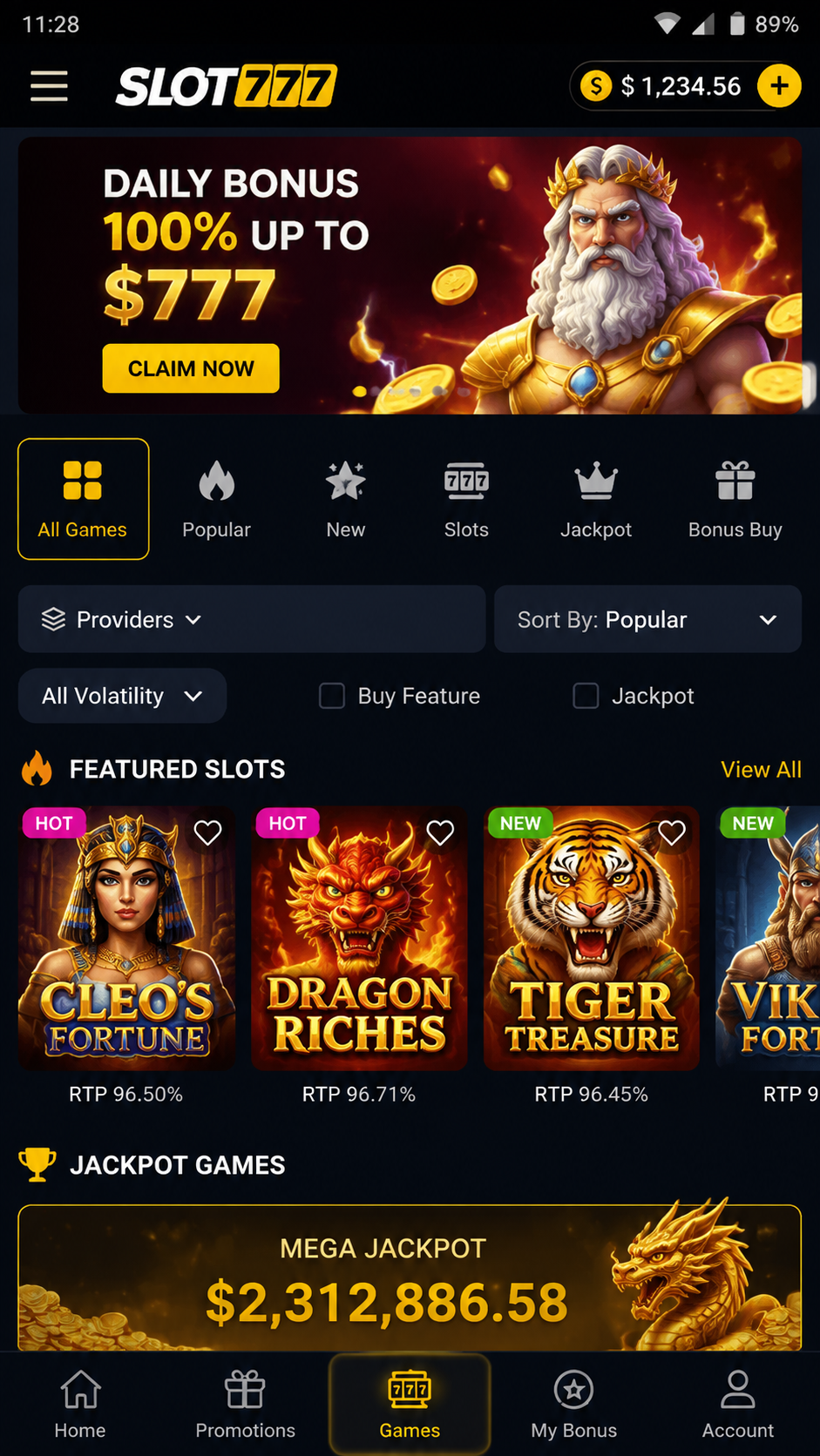 slot777 screenshot