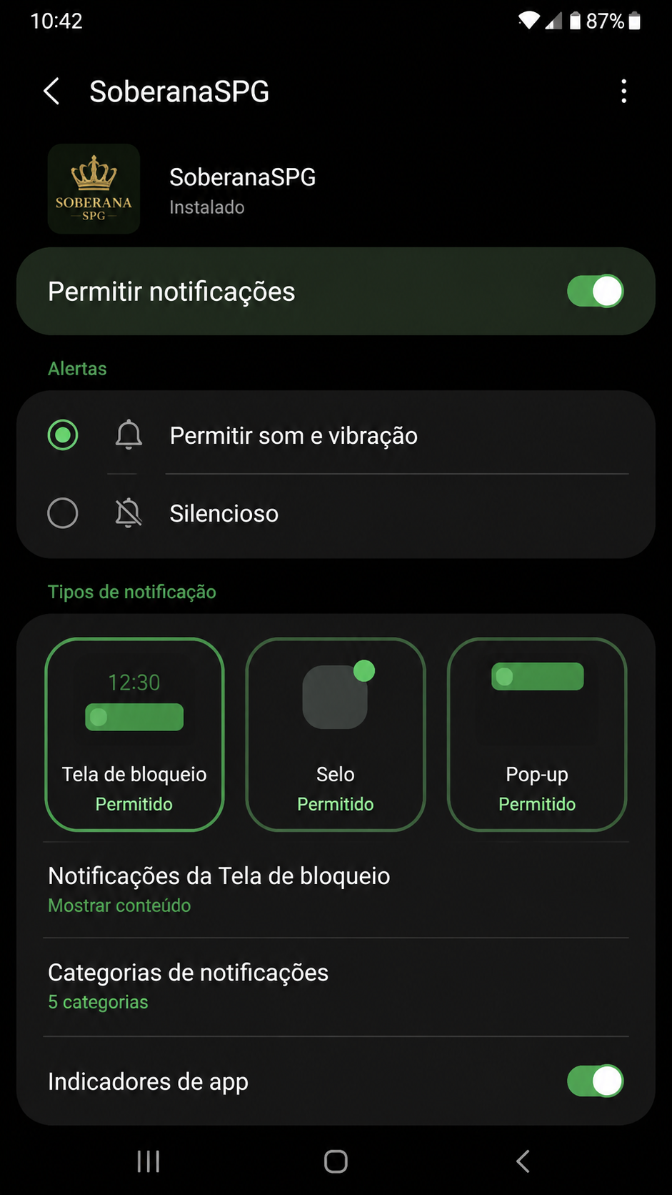 SoberanaSPG screenshot