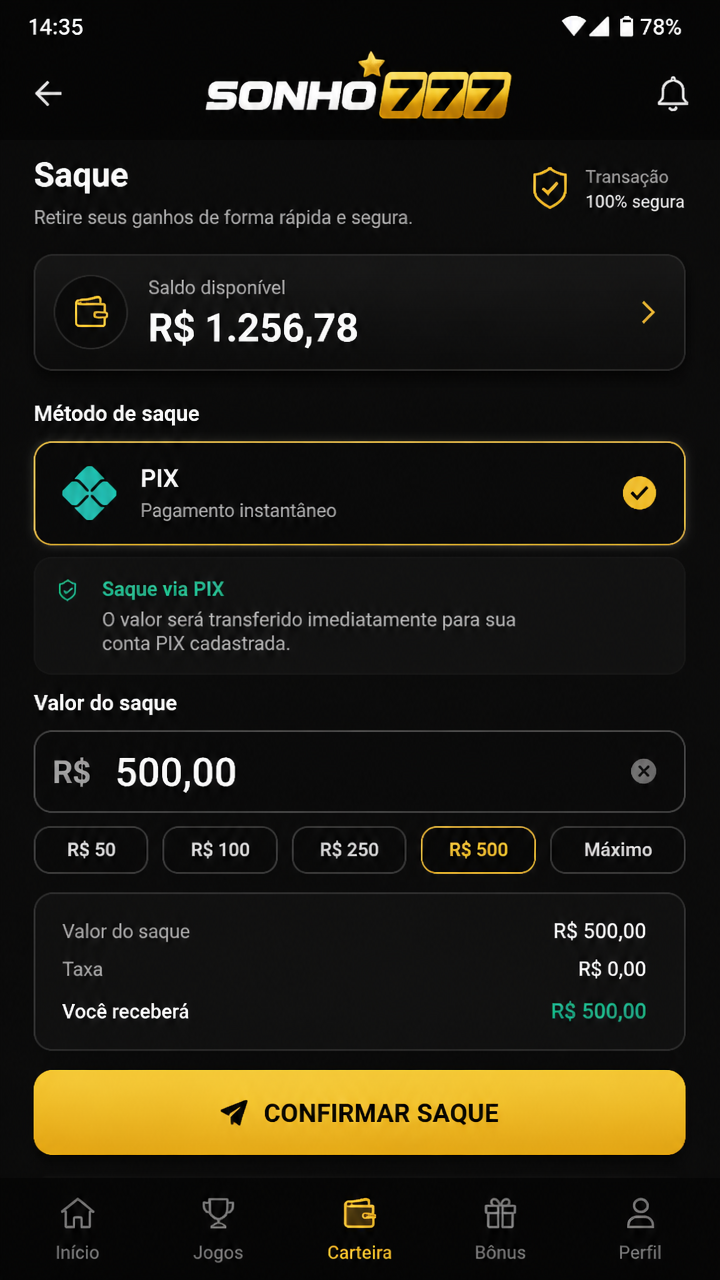 sonho777 screenshot