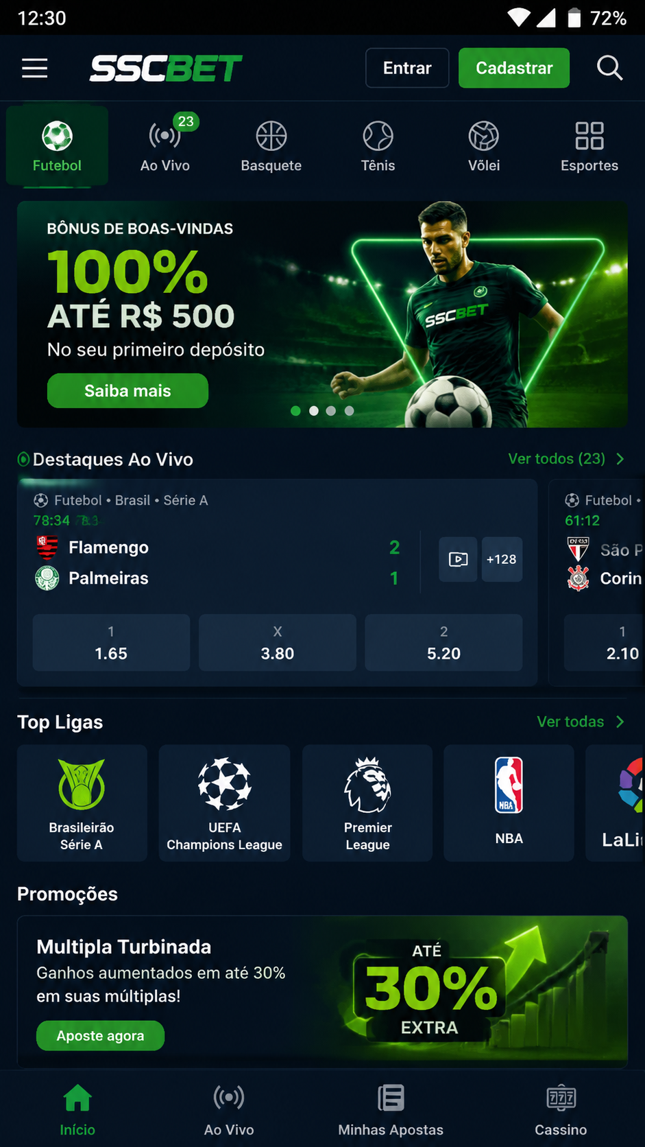 SSCBet screenshot