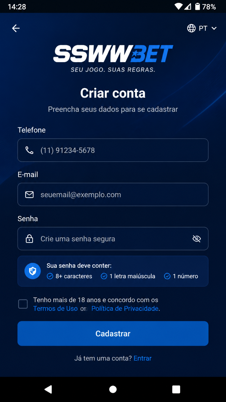 sswwbet screenshot