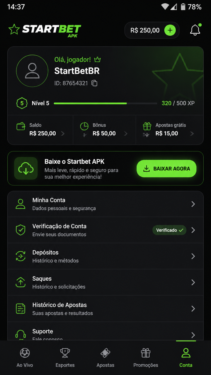 Startbet screenshot