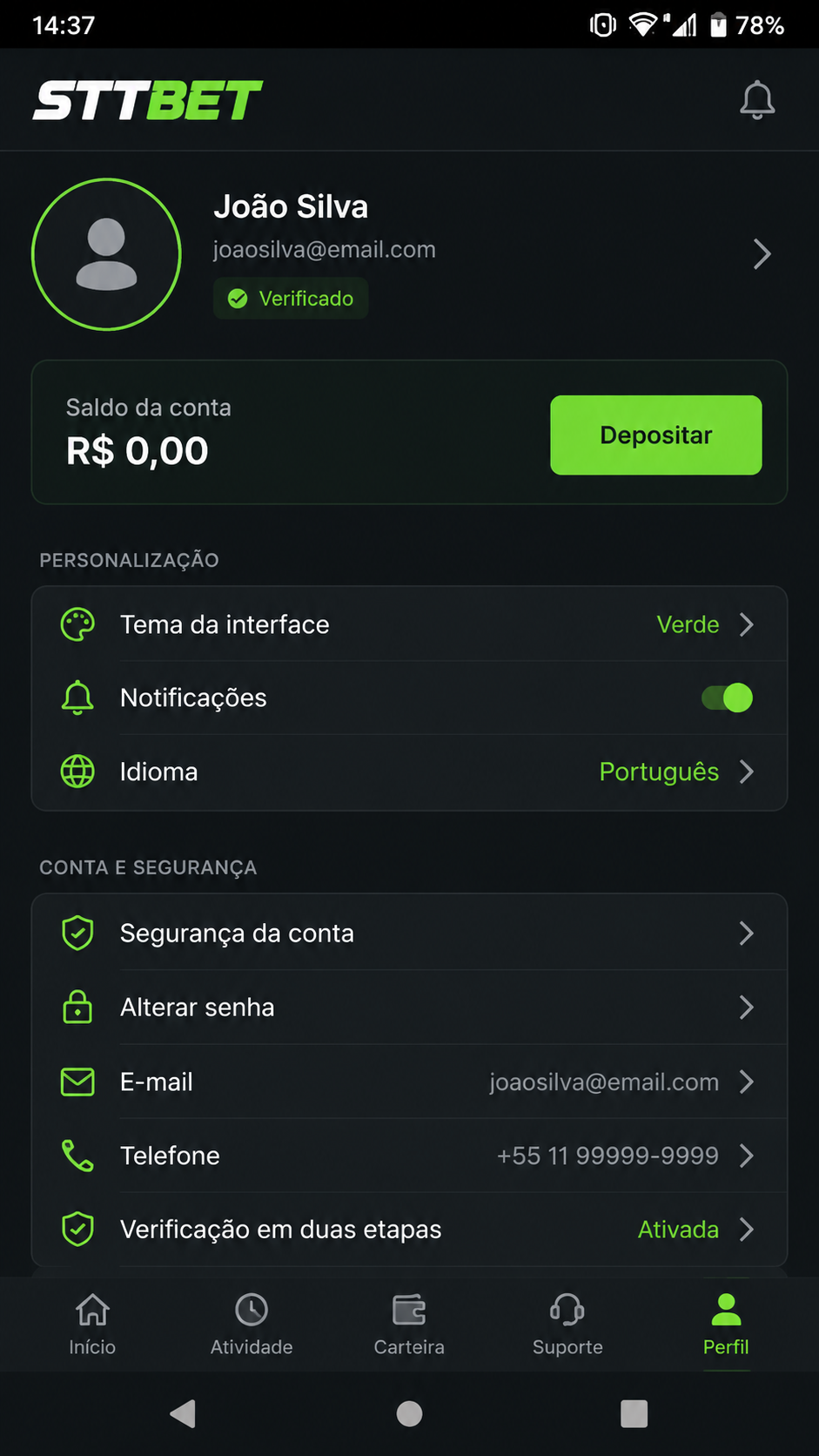 sttbet screenshot