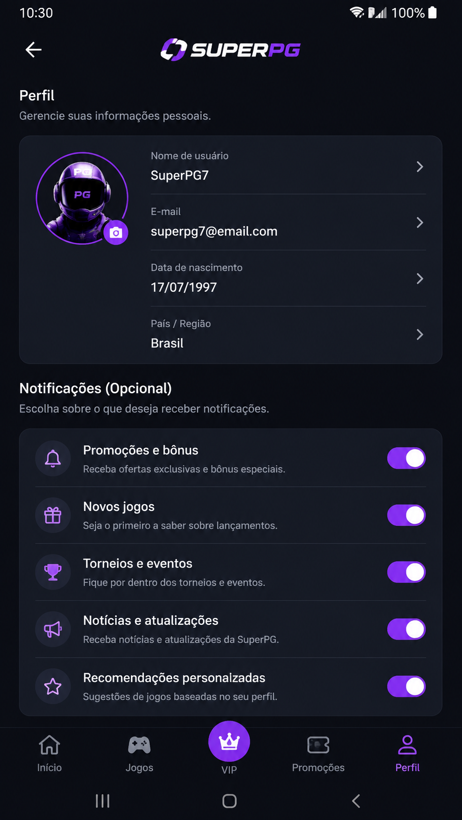 SuperPG screenshot