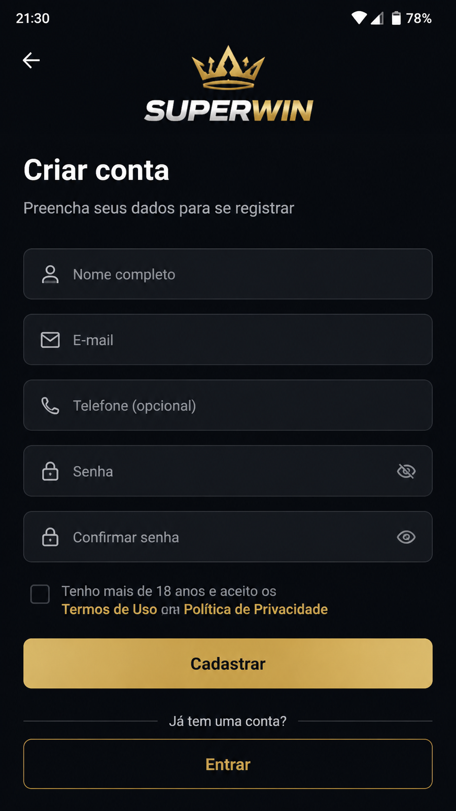 Superwin screenshot