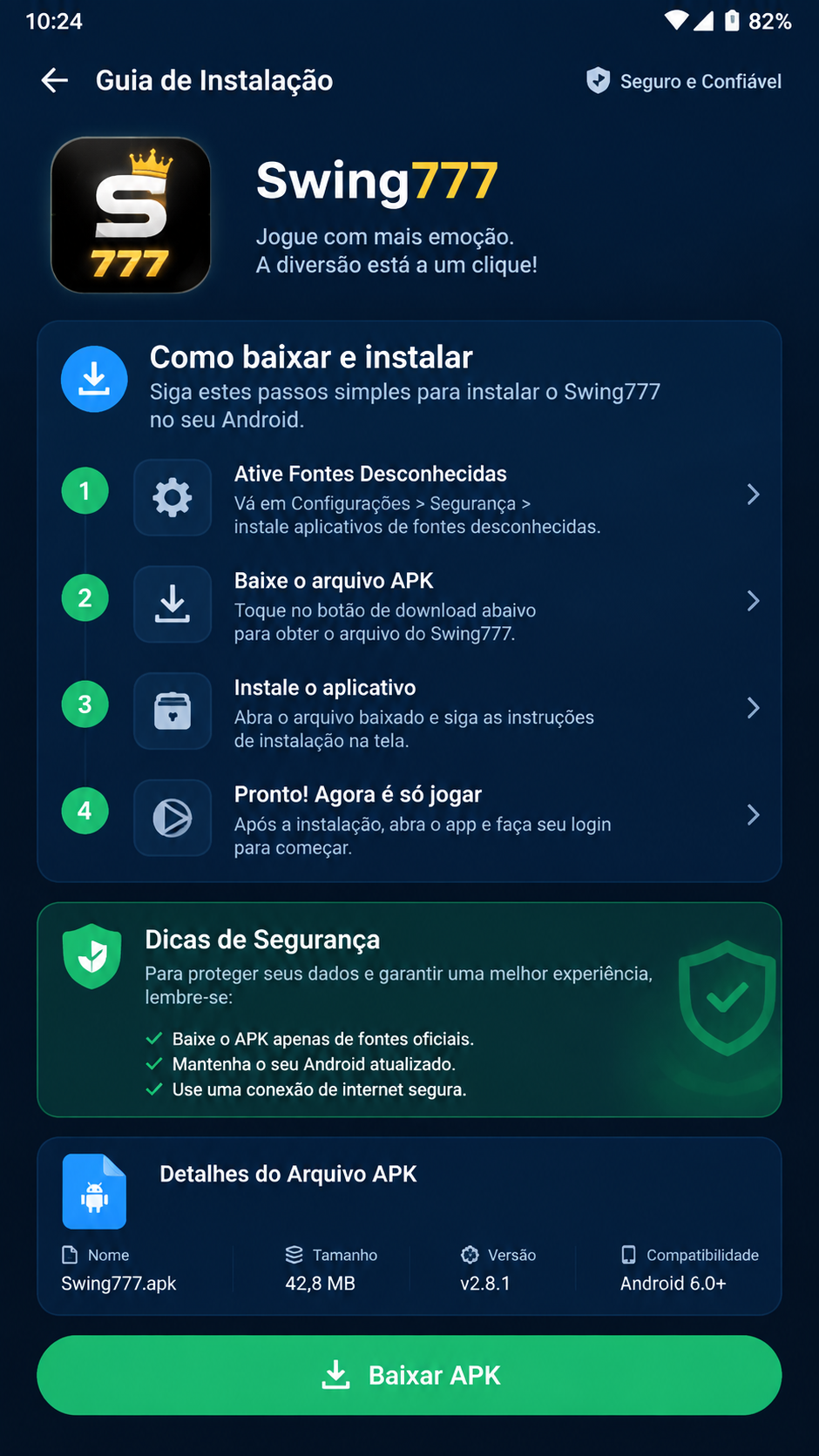 Swing777 screenshot