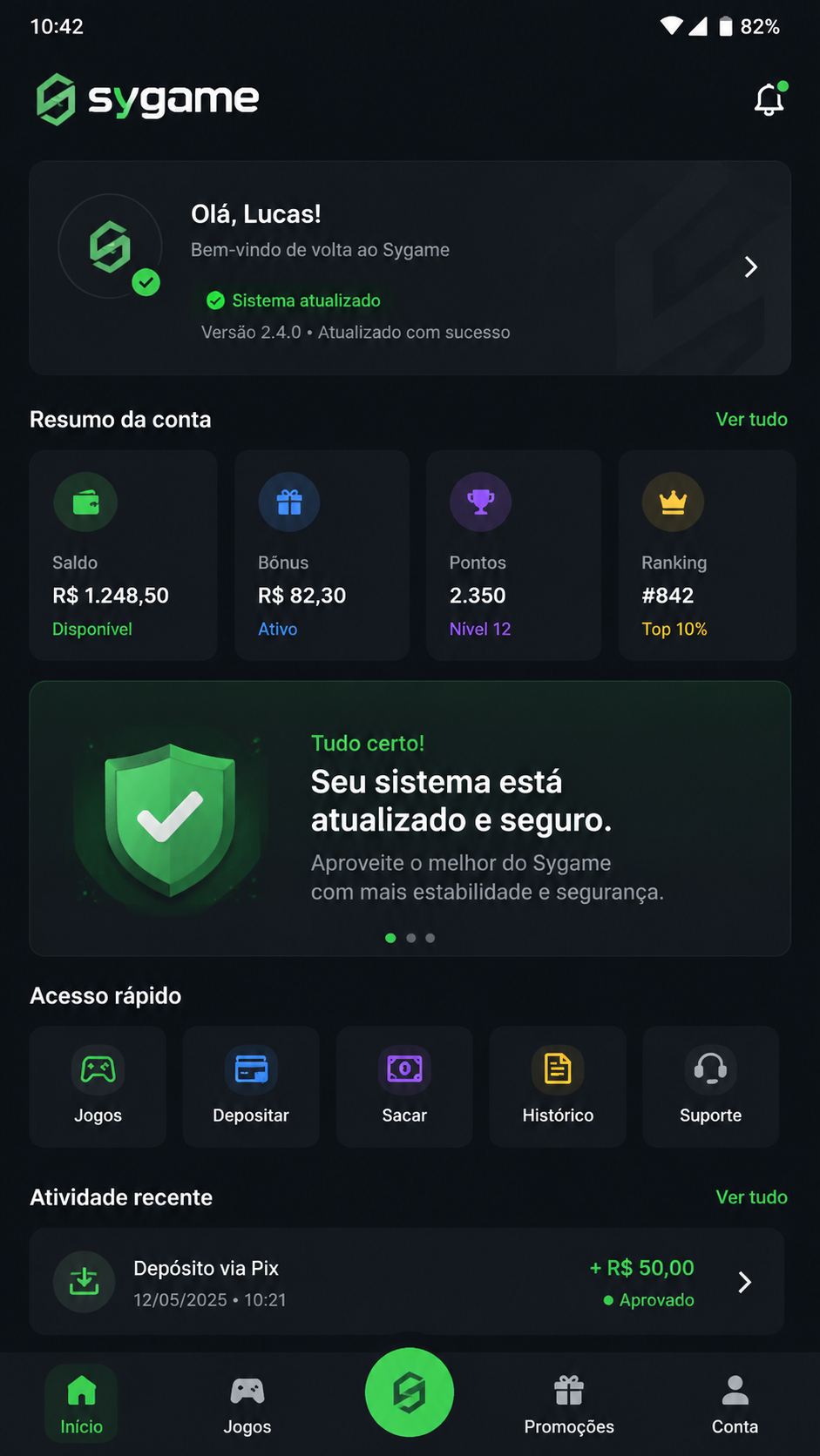 sygame screenshot