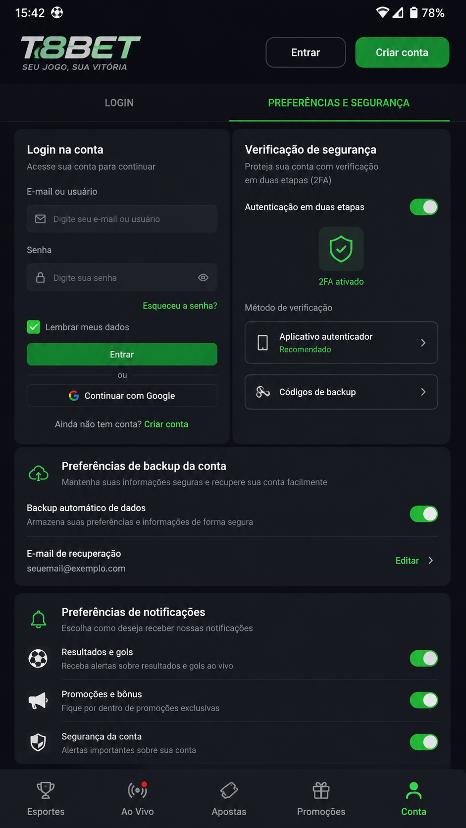 t8bet screenshot