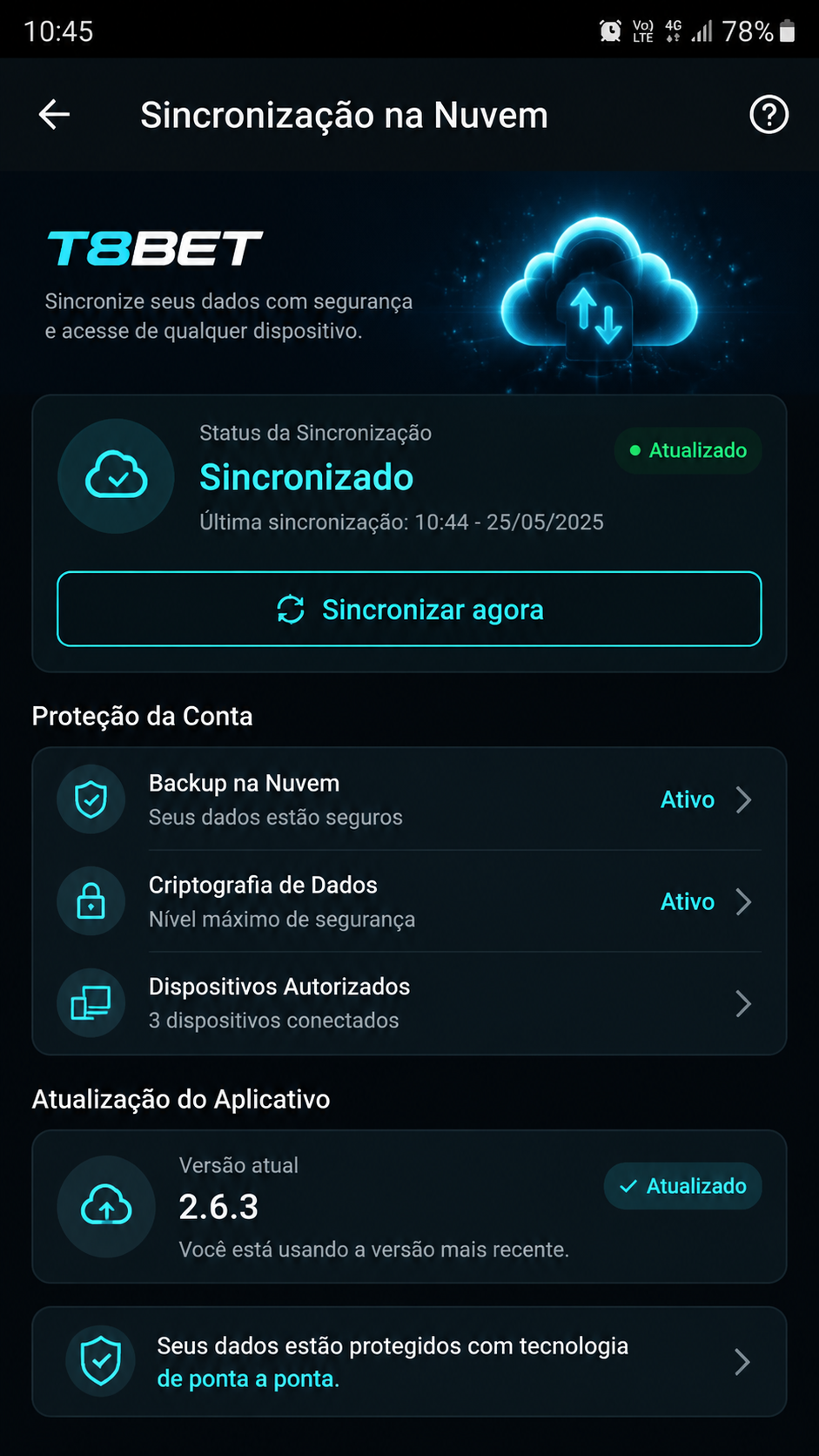 t8bet screenshot