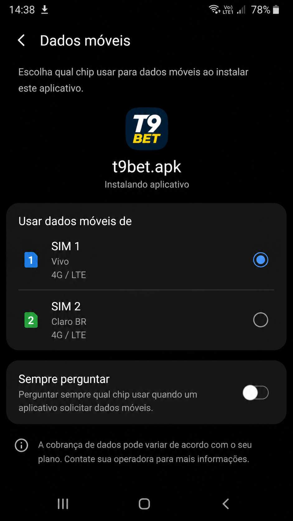 t9bet screenshot
