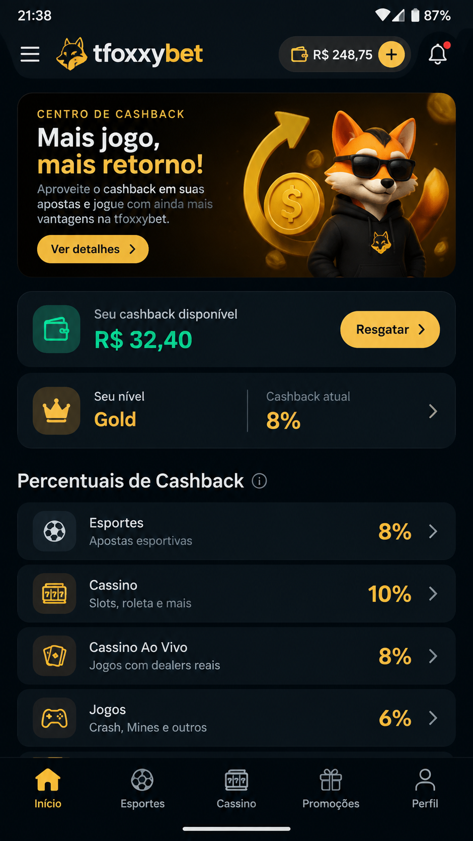 tfoxxybet screenshot