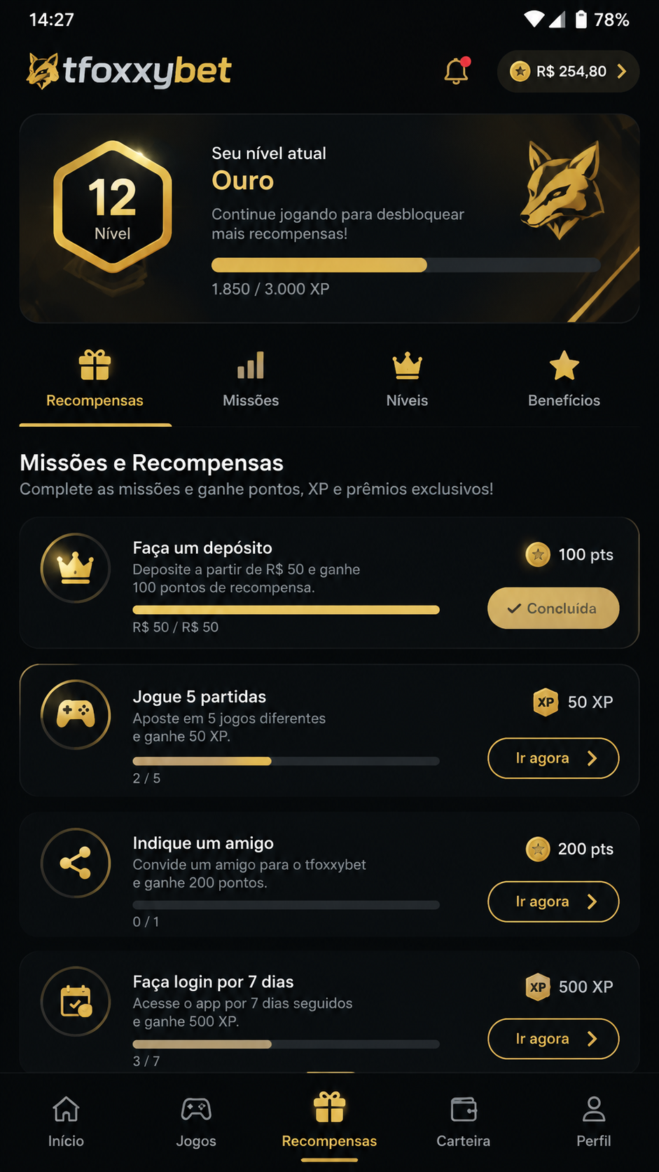 tfoxxybet screenshot